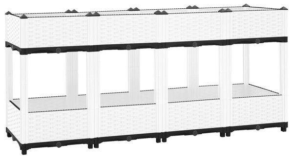 VidaXL Visoka greda 160x40x71 cm polipropilen