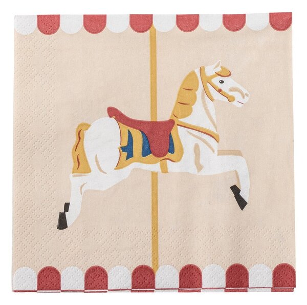 Papirnati prtički v kompletu 20 ks 33x33 cm Merry-go-round – Bloomingville