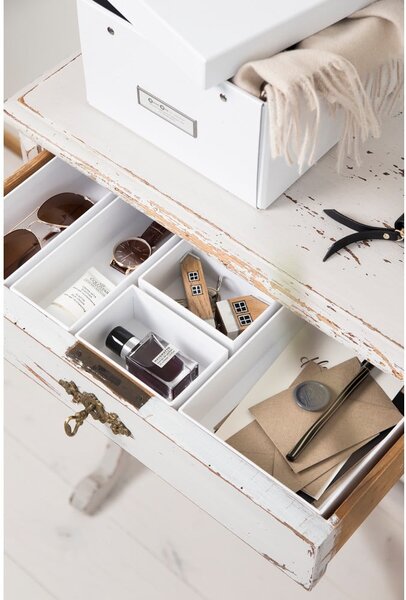 Kartonasti organizatorji za predal v kompletu 5 ks Emma Paper Laminate – Bigso