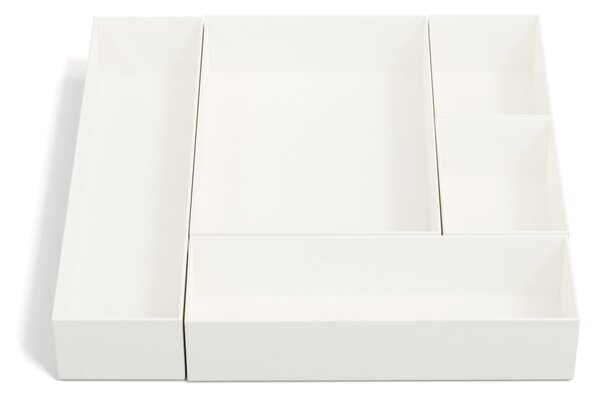 Kartonasti organizatorji za predal v kompletu 5 ks Emma Paper Laminate – Bigso