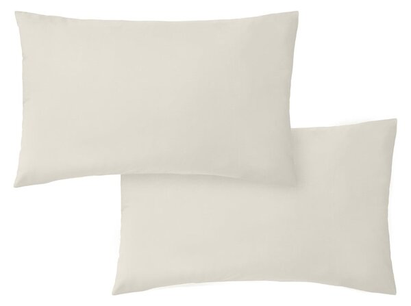 Prevleke za vzglavnik iz bombažnega perkala v kompletu 2 ks 50x75 cm Cotton Percale – Bianca