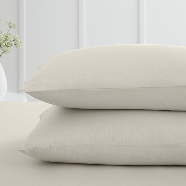 Prevleke za vzglavnik iz bombažnega perkala v kompletu 2 ks 50x75 cm Cotton Percale – Bianca