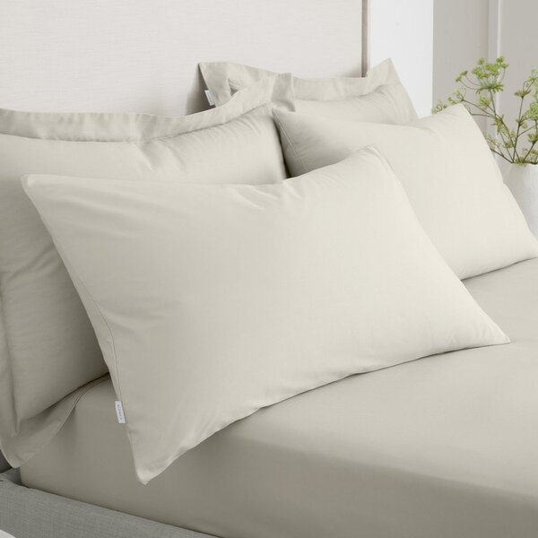 Prevleke za vzglavnik iz bombažnega perkala v kompletu 2 ks 50x75 cm Cotton Percale – Bianca