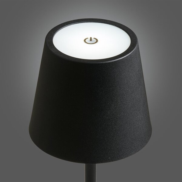 Črna LED namizna svetilka (višina 37 cm) Bradford – House Nordic