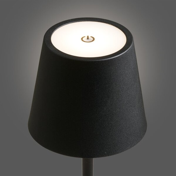 Črna LED namizna svetilka (višina 37 cm) Bradford – House Nordic
