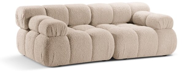 Bež sedežna garnitura iz tkanine bouclé 188 cm Bellis – Micadoni Home
