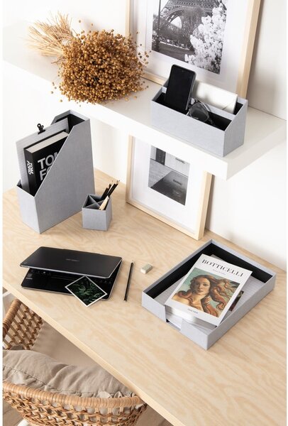 Kartonasti organizatorji v kompletu 4 ks Hugo Canvas Paper Laminate – Bigso