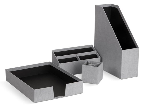 Kartonasti organizatorji v kompletu 4 ks Hugo Canvas Paper Laminate – Bigso