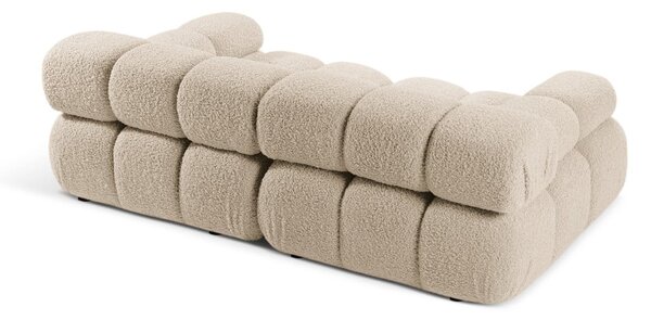 Bež sedežna garnitura iz tkanine bouclé 188 cm Bellis – Micadoni Home