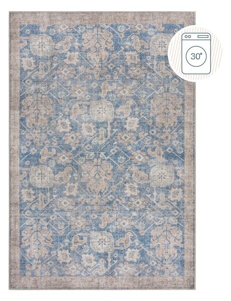Modra pralna preproga 190x290 cm Orelia Global – Flair Rugs
