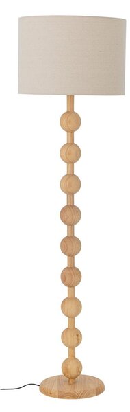 Stoječa svetilka v naravni barvi s tekstilnim senčilom (višina 154,5 cm) Giacoma – Bloomingville