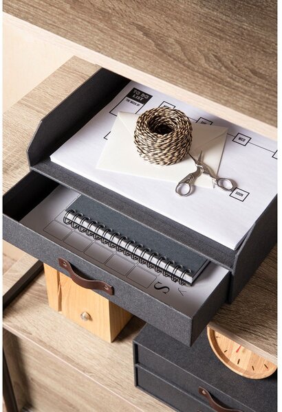 Kartonski organizator dokumentov s predalom Walter – Bigso Box of Sweden