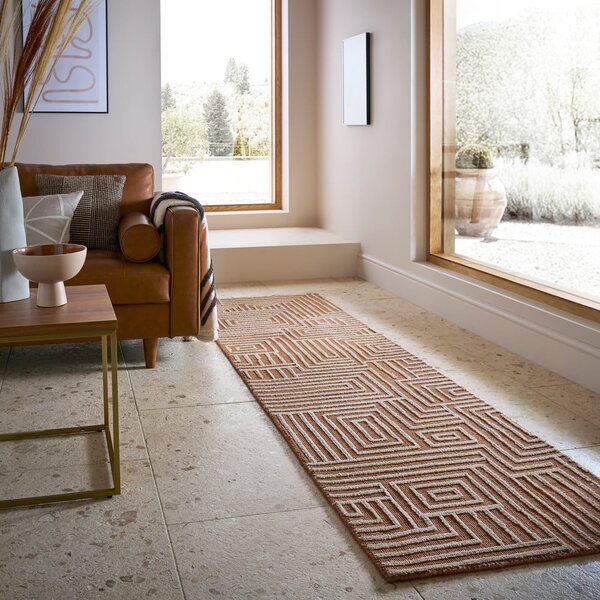 Tekač v barvi terakote 80x300 cm Kylo – Flair Rugs