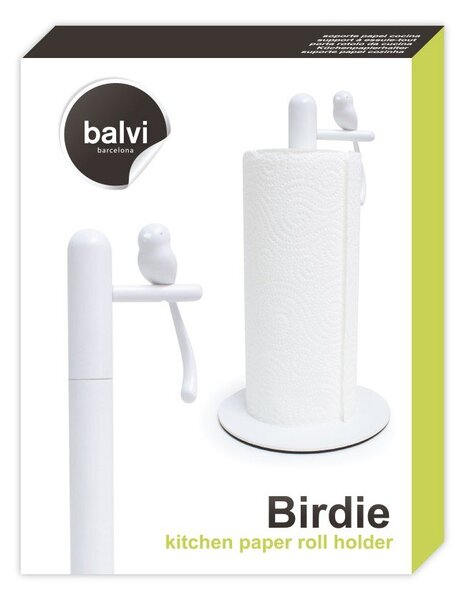 Belo držalo za kuhinjske brisače ø 16 cm Birdie – Balvi