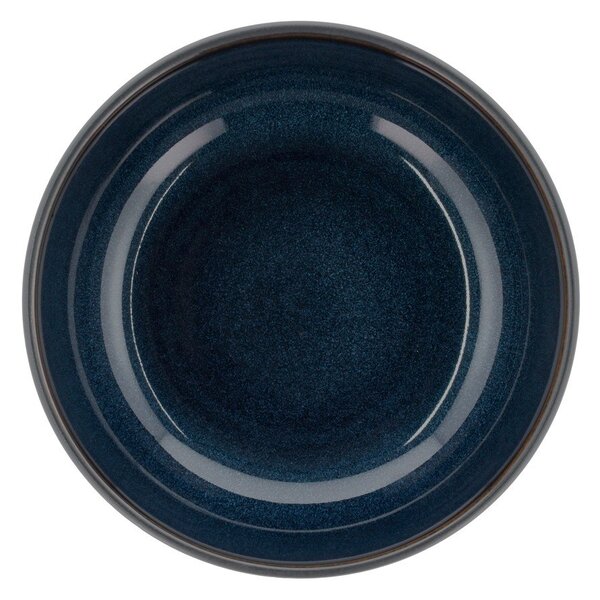 Črna/modra skledica za ramen iz kamenine Gastro Dark Blue/Black – Bitz