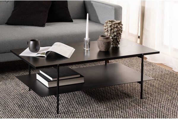 Črna mizica 115x60 cm Angus - Actona