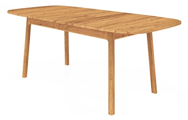 Raztegljiva jedilna miza iz masivnega hrasta 100x180 cm Twig – The Beds