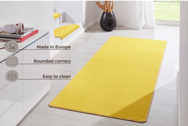 Rumena preproga Hanse Home Fancy, 80 x 200 cm