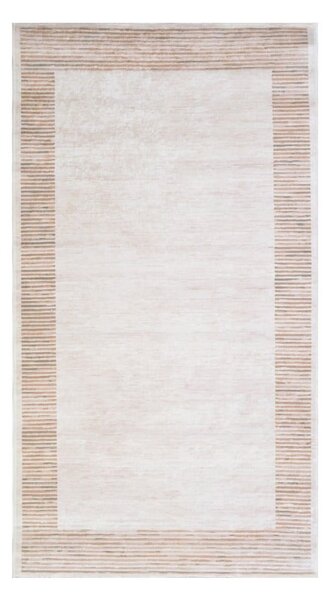 Rjava in bež preproga Vitaus Hali Ruto, 80 x 150 cm