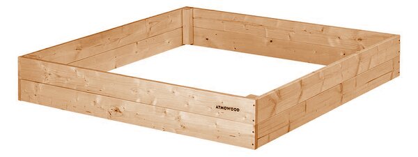 ATMOWOOD Visoka greda iz macesna 120 x 120 x 20 cm