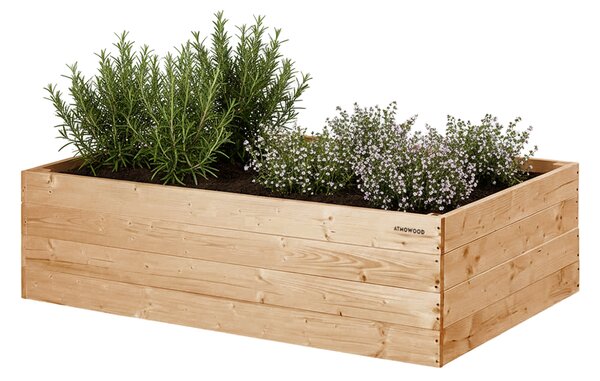 ATMOWOOD Visoka greda iz macesna 140 x 80 x 40 cm