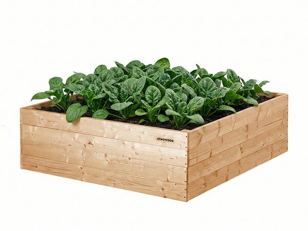 ATMOWOOD Visoka greda iz macesna 120 x 120 x 40 cm