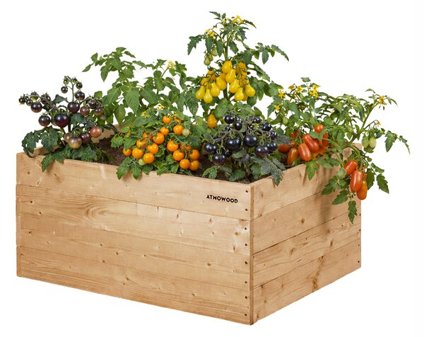 ATMOWOOD Visoka greda iz macesna 80 x 60 x 40 cm