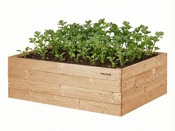 ATMOWOOD Visoka greda iz macesna 120 x 80 x 40 cm
