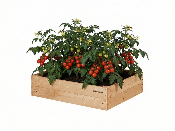 ATMOWOOD Visoka greda iz macesna 80 x 60 x 20 cm