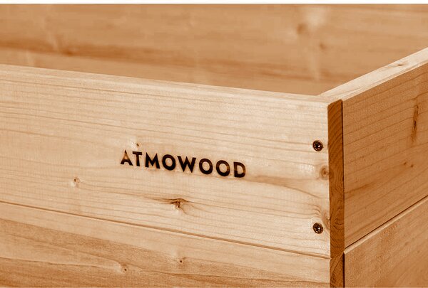 ATMOWOOD Visoka greda iz macesna 120 x 60 x 60 cm
