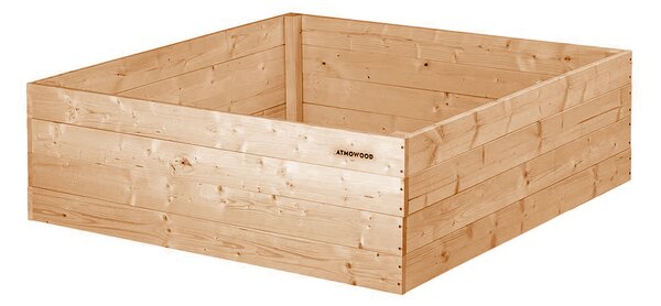 ATMOWOOD Visoka greda iz macesna 120 x 120 x 40 cm