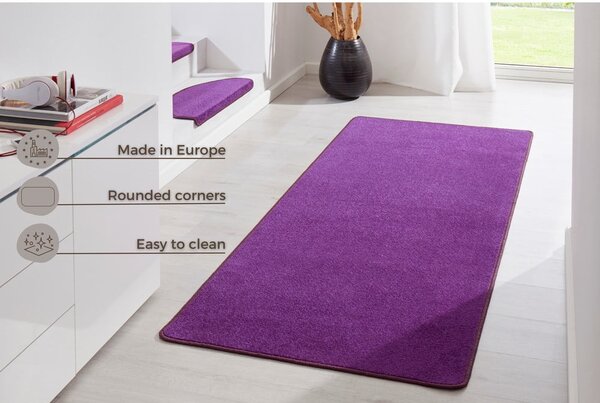 Temno vijoličen tekač 80x200 cm Fancy – Hanse Home