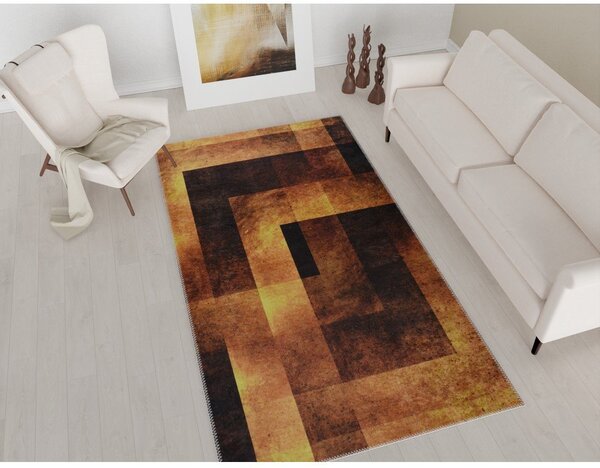 Oranžna pralna preproga 50x80 cm - Vitaus