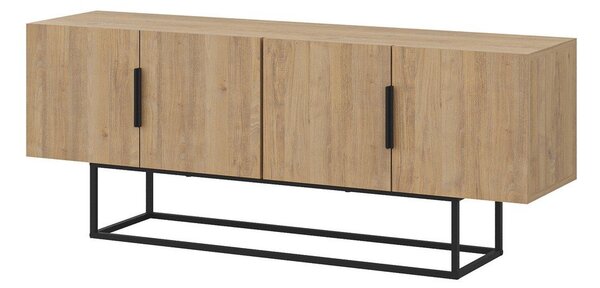 TV omarica v hrastovem dekorju 140x55 cm Titan – Marckeric