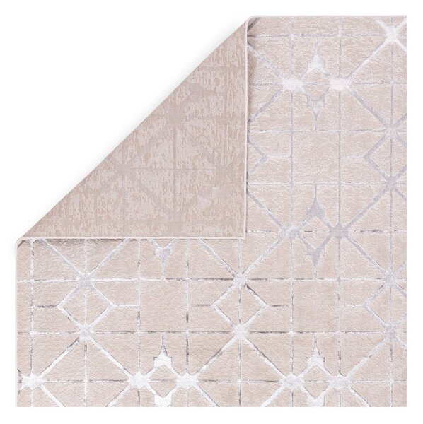 Preproga v srebrno roza barvi 150x80 cm Aurora - Asiatic Carpets