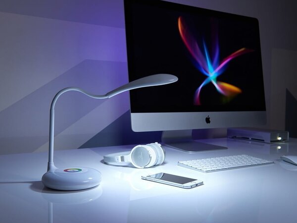 Moderna LED 256 RGB svetilka namizna USB touch