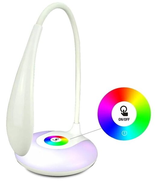 Moderna LED 256 RGB svetilka namizna USB touch