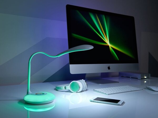 Moderna LED 256 RGB svetilka namizna USB touch