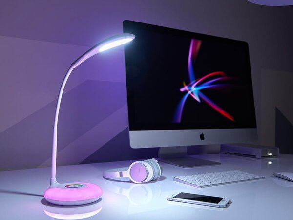 Moderna LED 256 RGB svetilka namizna USB touch