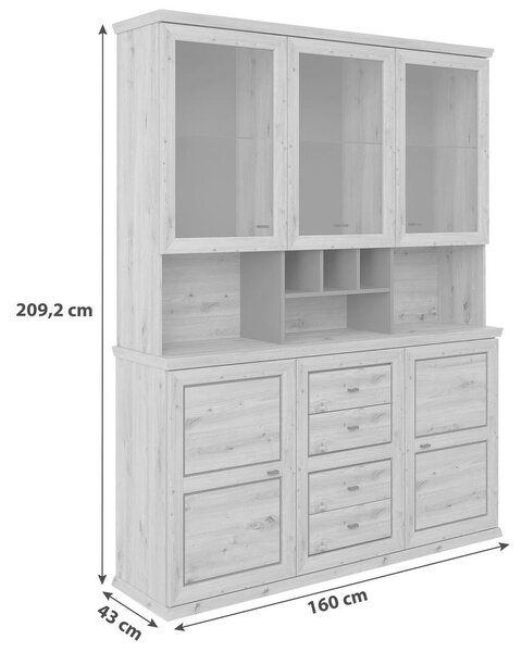 Mömax Bife Omara Harvey, Barva Hrasta Artisan