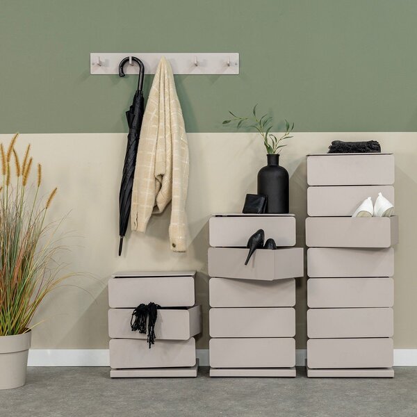 Sivorjava kovinska komoda 37x72x26 cm Joey – Spinder Design