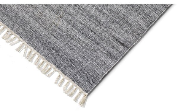 Temno siva zunanja preproga iz reciklirane plastike Universal Liso, 160 x 230 cm