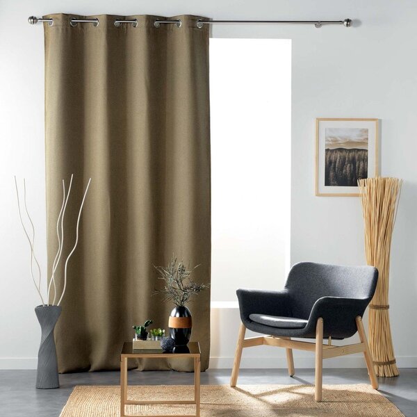 Rjava zatemnitvena zavesa 135x240 cm Tissea – douceur d'intérieur