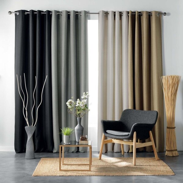 Rjava zatemnitvena zavesa 135x240 cm Tissea – douceur d'intérieur