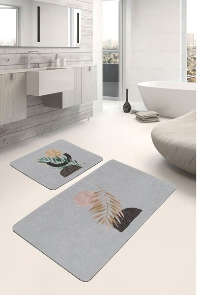 Sive kopalniške preproge v kompletu 2 ks 60x100 cm – Mila Home