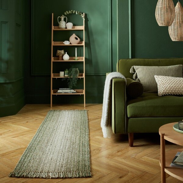 Zelen tekač 60x230 cm – Flair Rugs