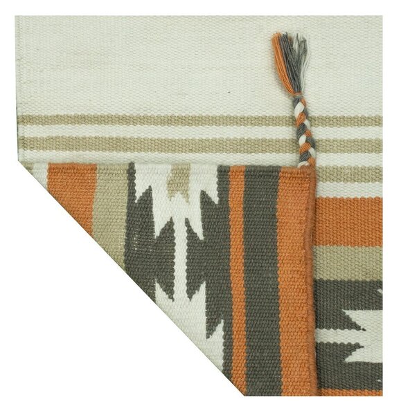 Obojestranska zunanja preproga iz reciklirane plastike Green Decore Aztec, 90 x 150 cm