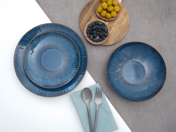 Creatable Jedilni Servis Sea Breeze Blue, 18-Delni