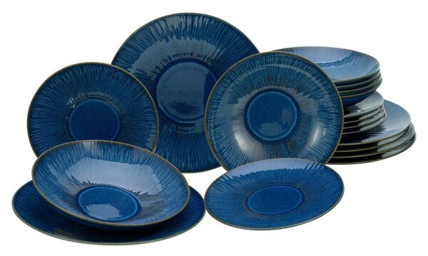Creatable Jedilni Servis Sea Breeze Blue, 18-Delni