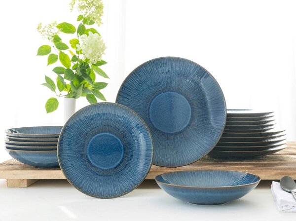 Creatable Jedilni Servis Sea Breeze Blue, 18-Delni